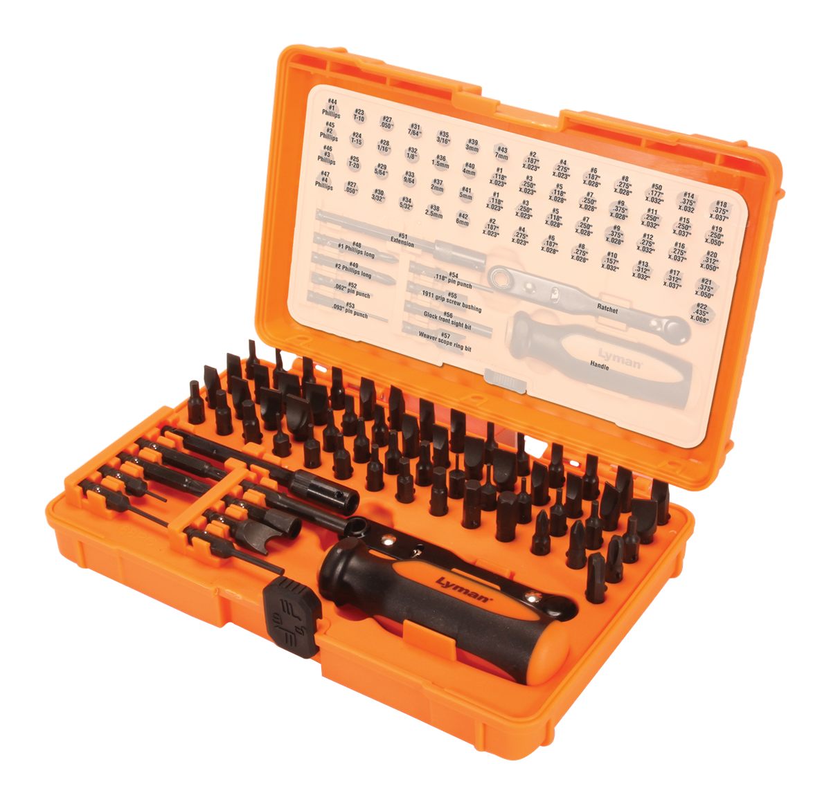 Lyman unisex adult Tool Kit 68 Pieces, Orange, One Size US
