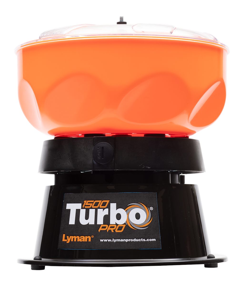 Lyman 7631650 1500 Pro Turbo Tumbler Black/Orange