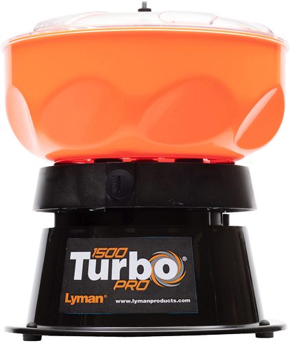 Lyman 7631650 1500 Pro Turbo Tumbler Black/Orange view 2