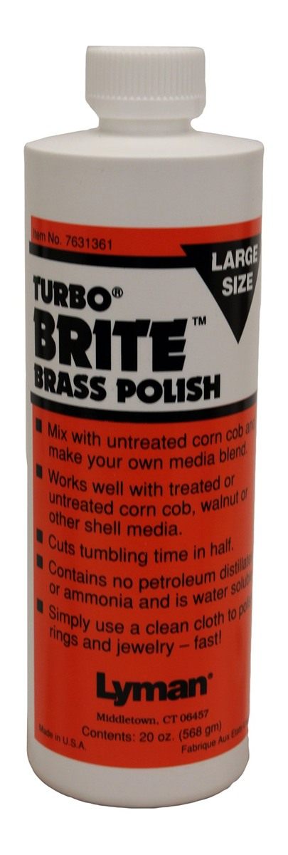 Lyman Reloading Turbo Brite Brass Polish (20-Ounce)