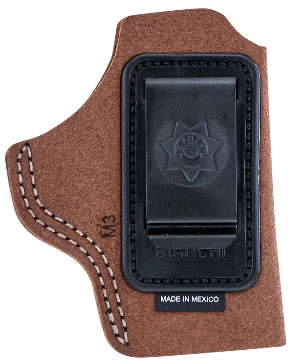 Bianchi International 10382 6C IWB Size 02 Tan Leather Belt Clip Fits 3in B