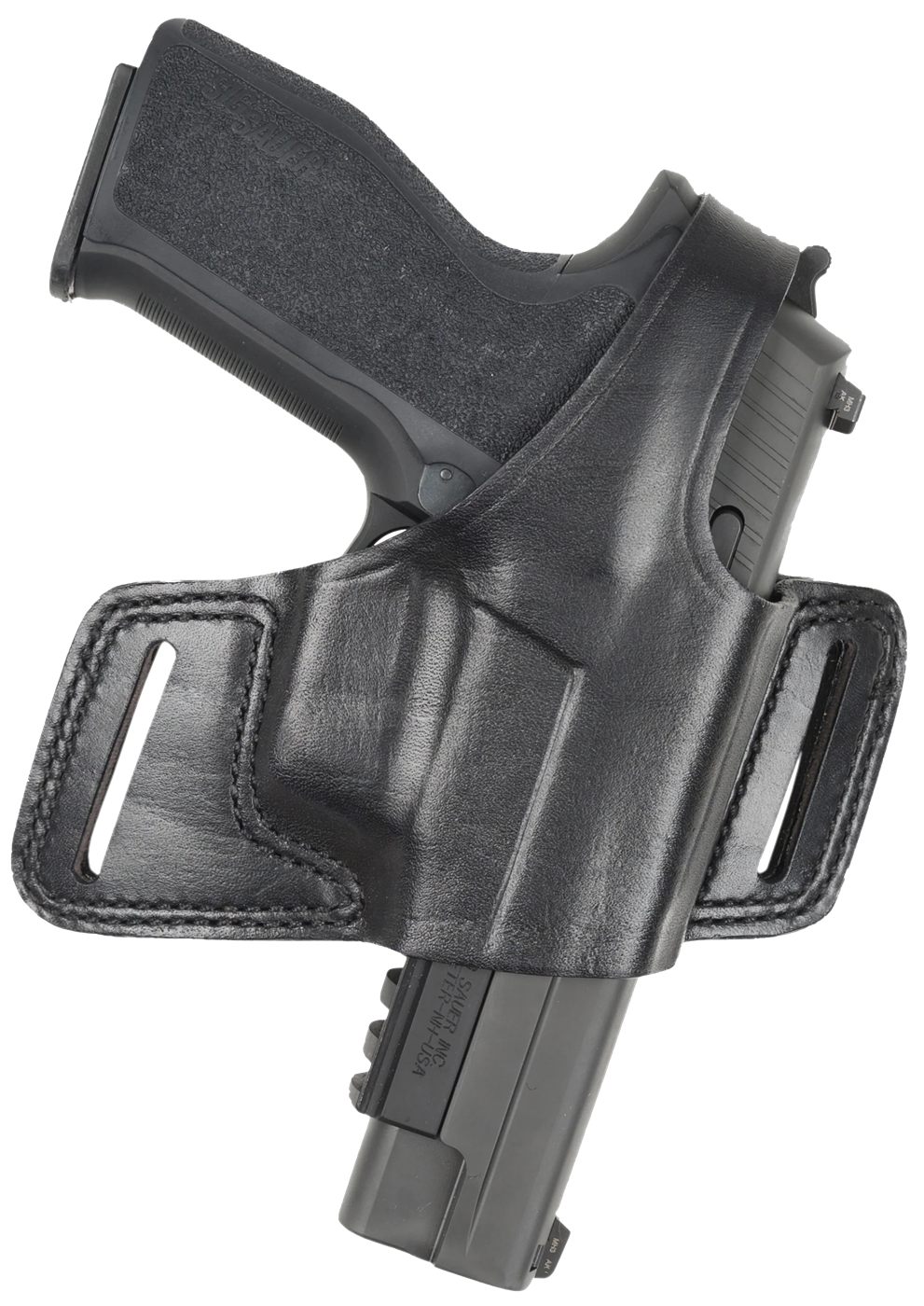 Bianchi International 15706 Black Widow OWB Size 01 Leather Belt Slide Fits