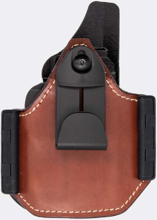 Safariland Bianchi Shenandoah Iwb/owb Covnvertible Leather Holster Rh-tan S