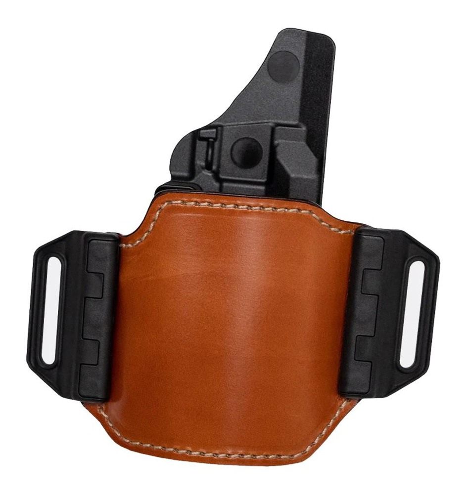 Bianchi Shenandoah IWB/OWB Covnvertible Leather Holster RH-TAN S W Shield view 2