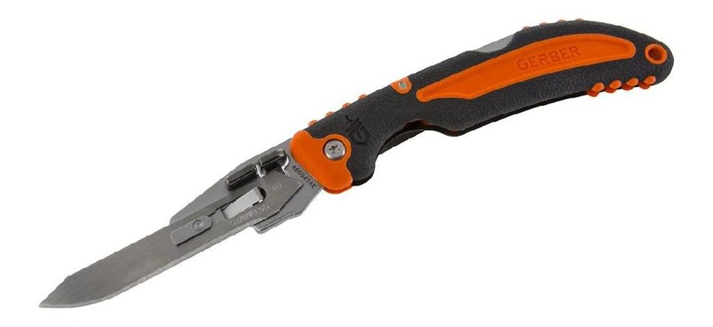Gerber Legendary Blades Vital Razor Folder 2.8in Includes 6 60 Scalpel HI-V