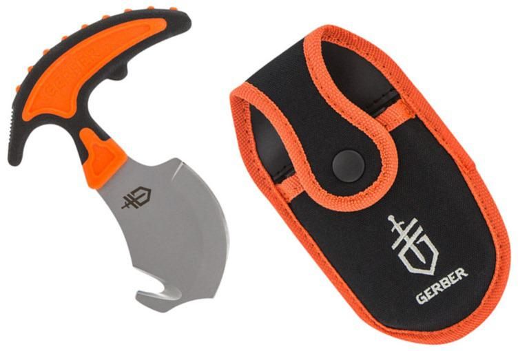 Gerber Legendary Blades Vital Skin AND GUT Knife 2.6in W/Sheath HI-VIS Oran