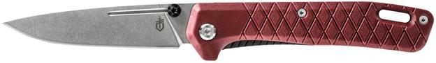 Gerber Legendary Blades Zilch Folding Knife Plain Edge Textured Grip-red Ha
