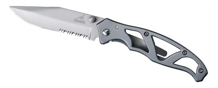 Gerber Legendary Blades Paraframe Folding Knife-Serrated Edge (3in Blade) S