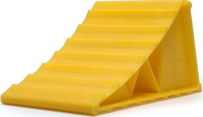 Camco Standard Wheel Chock for Trailers RVs - Heavy Duty Constructed of Dur view 2