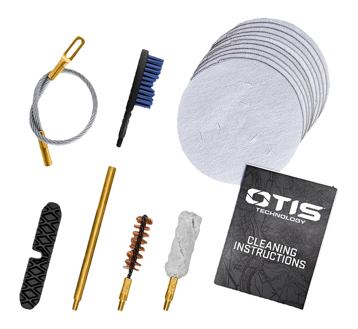 Otis FG7019MM Patriot Cleaning Kit 9mm Pistol/15 Pieces Yellow Plastic Box