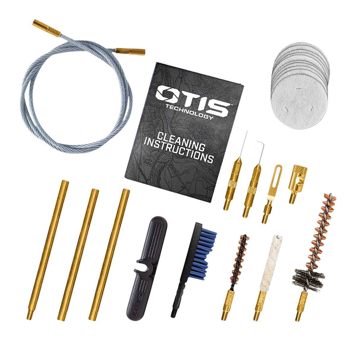 Otis Technology FG70125 Patriot Cleaning Kit .223 Rem 5.56 Rifle/15 Pieces
