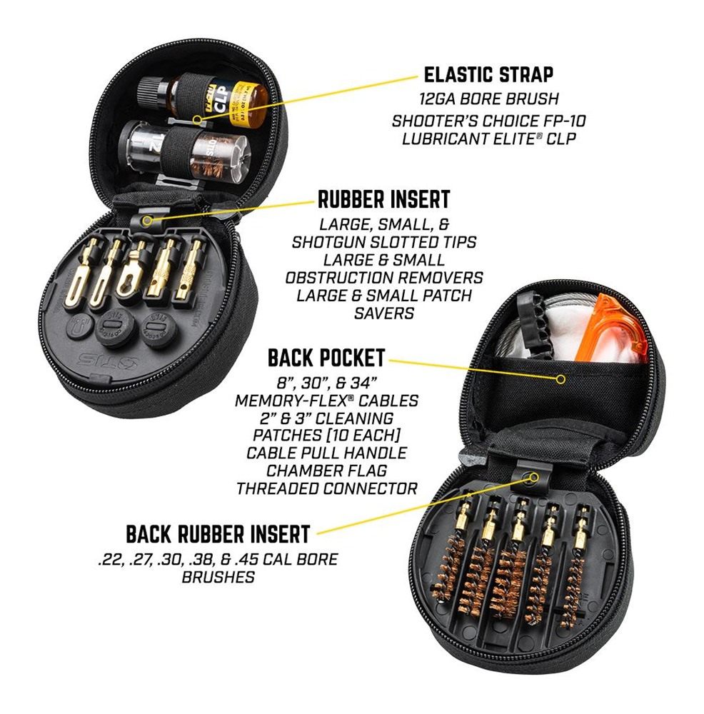 Otis Technology FG750 Tactical Cleaning System Multi-Caliber 12 Gauge/Black view 2