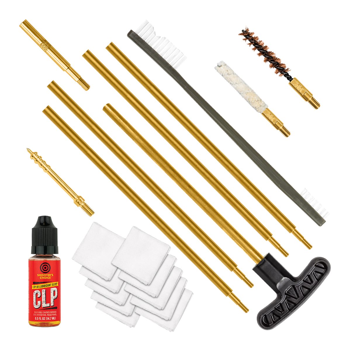 Otis Technology FGSRS22 .22 Cal Cleaning Kit For Rifle Pistol Yellow Plasti