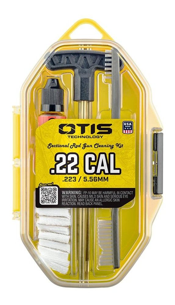 Otis Technology FGSRS22 .22 Cal Cleaning Kit For Rifle Pistol Yellow Plasti view 2