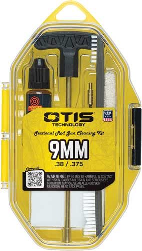 Otis Technology FGSRS9MM 9mm Cleaning Kit For Pistol Cal Yellow Plastic Box view 2