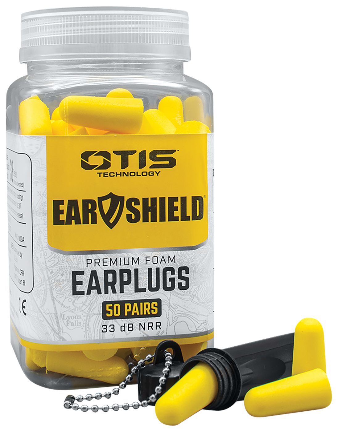 Otis Technology FGESHFPNC50 Ear Shield Premium Foam 33 dB In The Yellow 50