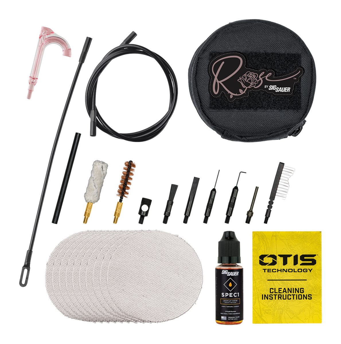Otis Technology Rose by Sig Sauer Handgun Cleaning Kit 9mm Luger Soft Case