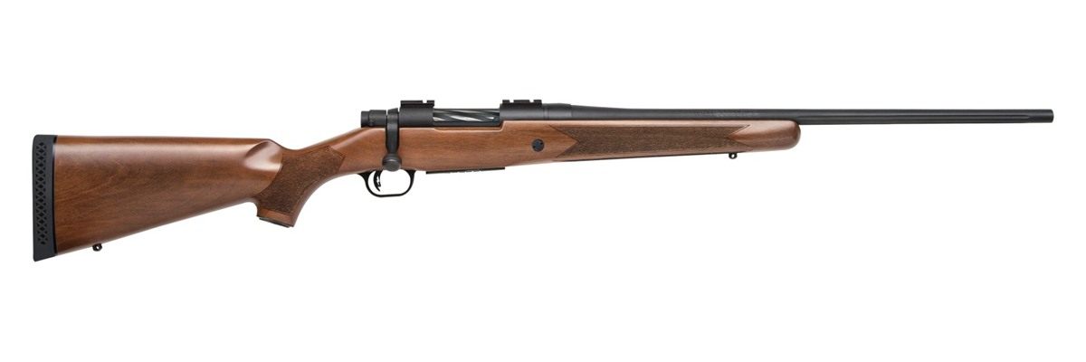 Mossberg 27835 Patriot 243 Win 5+1 22in Matte Blued Fluted Barrel, Drilled view 2