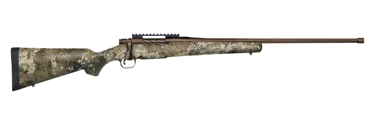 Mossberg 28091 Patriot Predator 6.5 PRC 4+1 24in Brown Cerakote 4.49in Flut