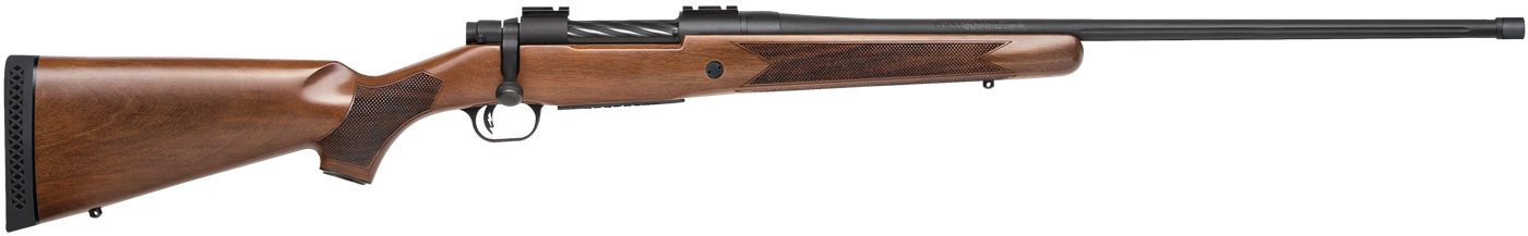 Mossberg 28132 Patriot Full Size 300 Win Mag 3+1 24in Matte Blued Fluted Th
