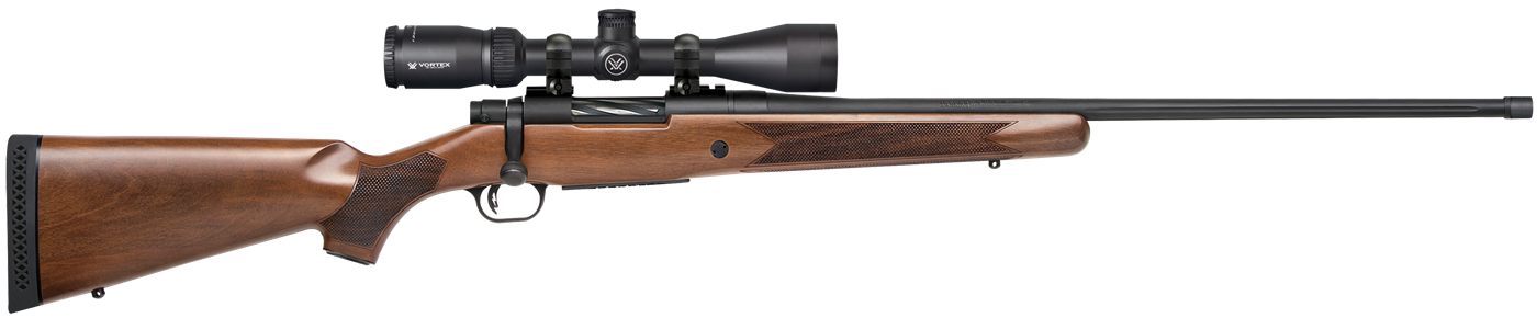 Mossberg 28237 Patriot w/Optic Full Size 6.5 PRC 4+1 24in Matte Blued Flute