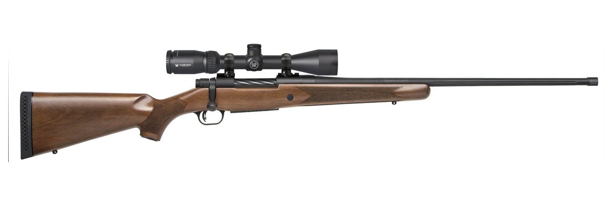 Mossberg 28240 Patriot w/Optic Full Size 7mm PRC 3+1 24in Matte Blued Flute view 2