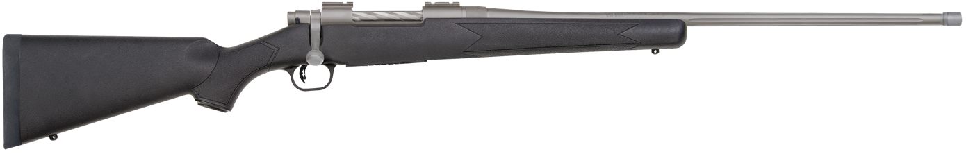 Mossberg Sons 28261 Patriot Full Size 7mm PRC 3+1 24in Stainless Cerakote F