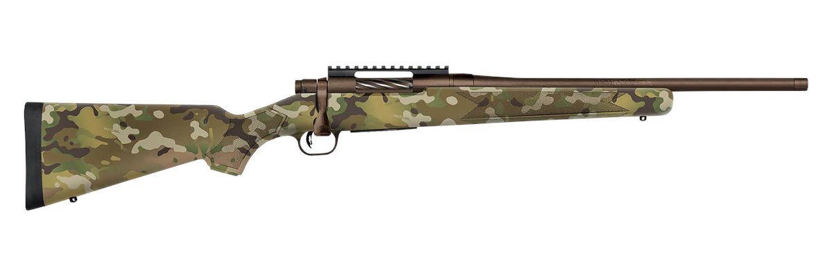 Mossberg Sons 28280 Patriot Compact 350 Legend 4+1 18in Brown Cerakote Thre