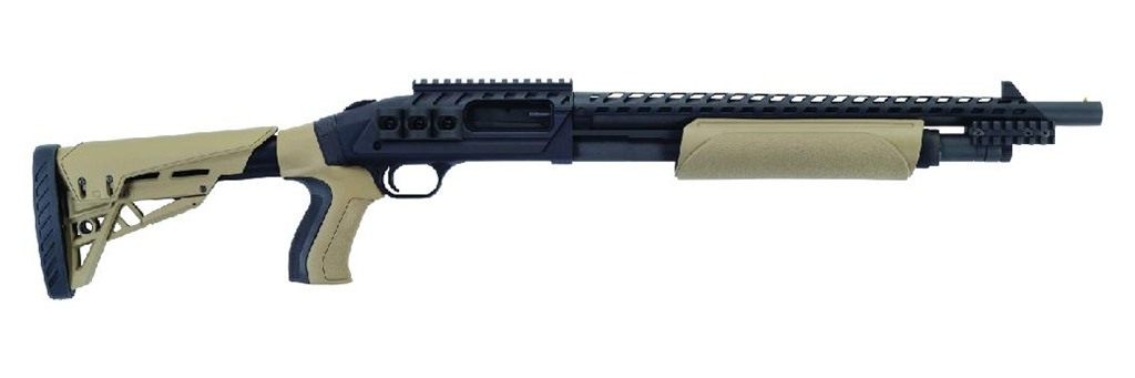 Mossberg Sons M/500 Tactical Scorpion 12GA 18.5in 6-Shot FDE/Black (Talo Ex