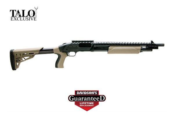 Mossberg Sons M/500 Tactical Scorpion 12GA 18.5in 6-Shot FDE/Black (Talo Ex view 2