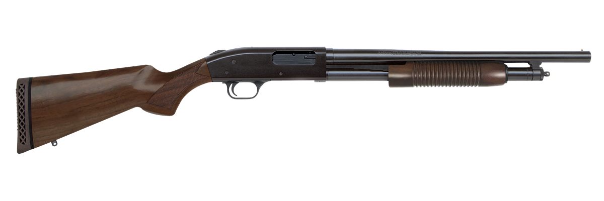 Mossberg 50429 500 Retrograde Full Size 12 Gauge Pump 3in 5+1 18.50in Blued