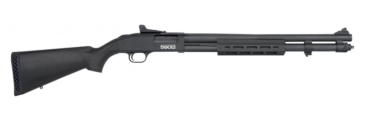 Mossberg 590S Tactical 12G 20in 13+1RD BLK Ghost Ring Sight