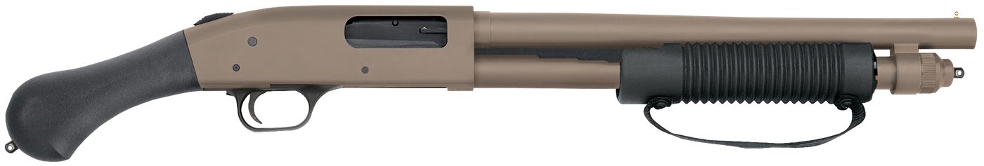 Mossberg 50653 590 Shockwave 12 Gauge 5+1 3in 14.375in Heavy Barrel, Flat D