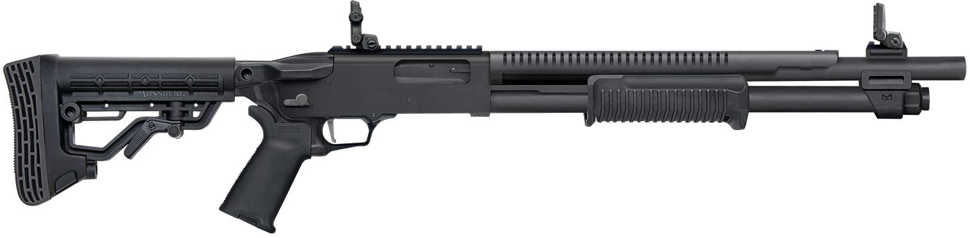 Mossberg 590R Shotgun 12ga 6rd Capacity 18.5in Barrel AR Mil-Spec Adjustabl