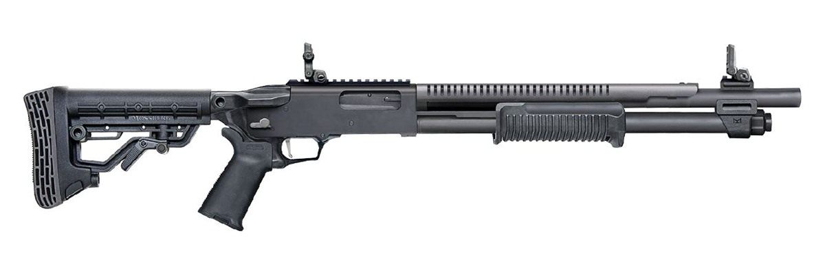 Mossberg 590R Shotgun 12ga 6rd Capacity 18.5in Barrel AR Mil-Spec Adjustabl view 2