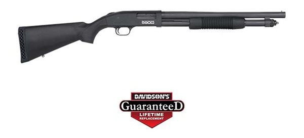 Mossberg 51605 590S 12 Gauge Pump 3in 9+1 18.50in Matte Blued Steel Barrel view 3