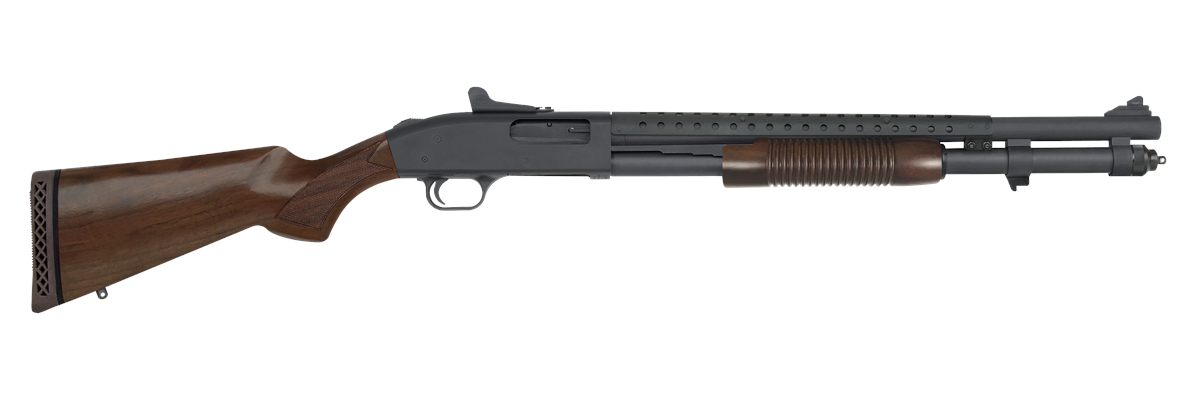 Mossberg 51665 590A1 Retrograde 12 Gauge 3in 8+1 20in Parkerized Heavy-Wall