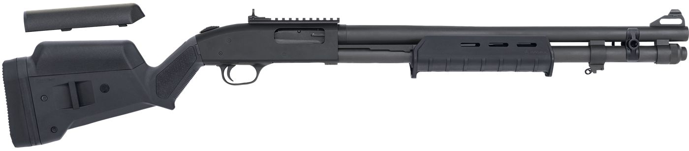 Mossberg 51773 590A1 Tactical 12 Gauge 3in 8+1 20in Parkerized Heavy-Walled view 2