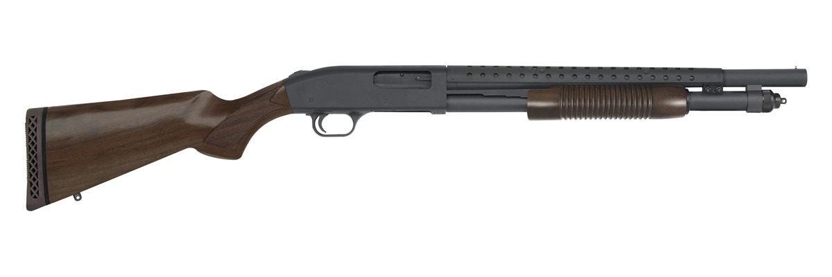 Mossberg Sons 52151 590 Retrograde 12 Gauge Pump 3in 6+1 18.50in Matte Blue view 2