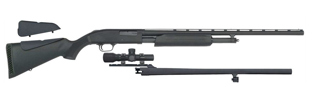 Mossberg Sons 54047 500 Field/Deer Pump 20 Gauge 5+1 3in 26in Vent Rib/24in view 2
