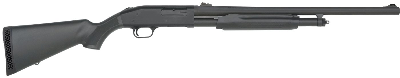 Mossberg 56424 500 Slugster 12 Gauge Pump 3in 5+1 24in Matte Blued Steel Ba view 2