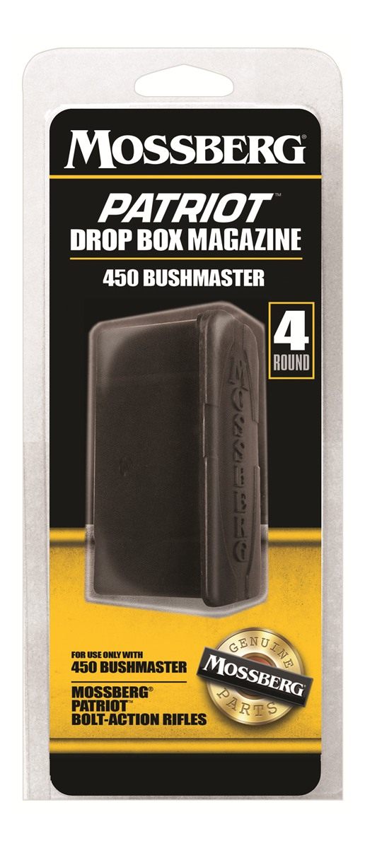 Mossberg Sons 95037 Drop Box Magazine Patriot 4rd 450 Bushmaster Bolt Actio