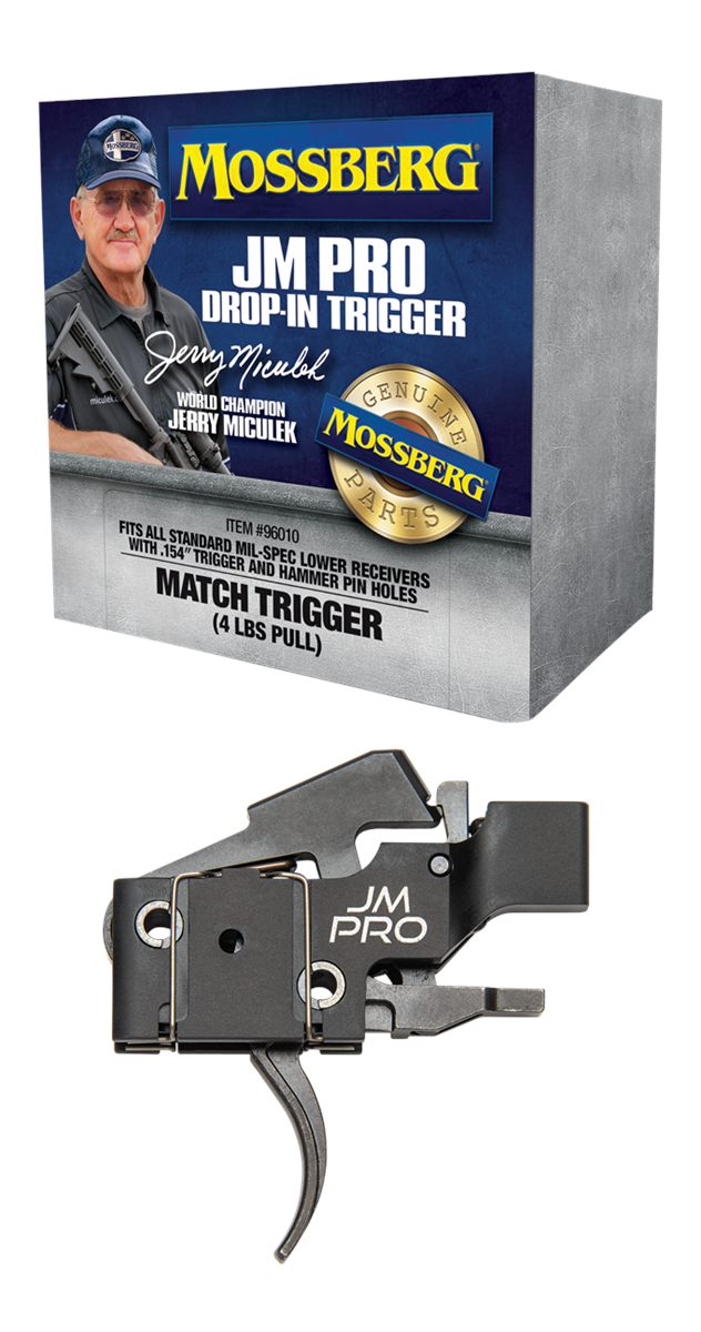 Mossberg Sons 96010 JM Pro Adjustable Match AR Drop-In Trigger, Fits w/.154