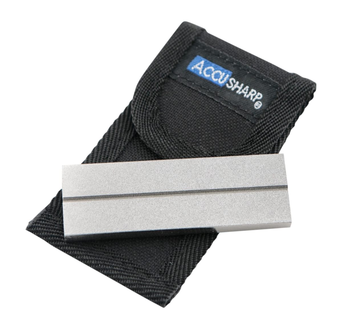 AccuSharp 027C Pocket Stone Fine/Coarse Diamond Sharpener Gray