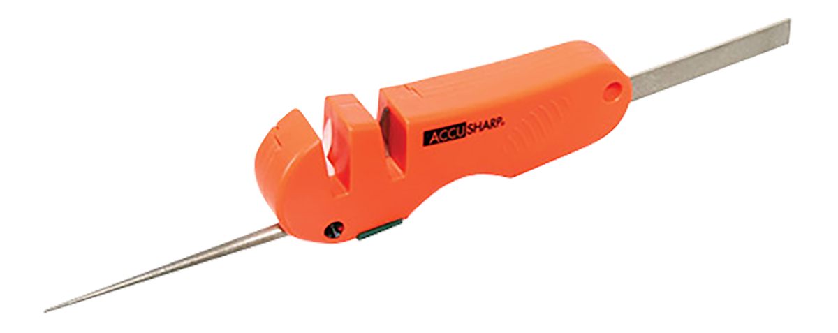 AccuSharp 028C 4-in-1 Sharpener Hand Held Coarse Tungsten Orange