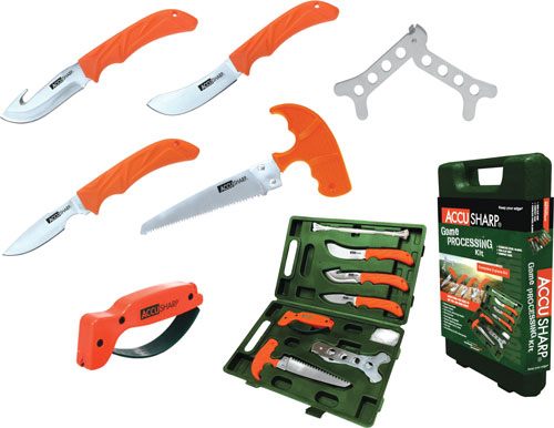 AccuSharp 728C Game Processing Kit Butcher/Caper/Gut-Hook/Bone Saw/Ribcage