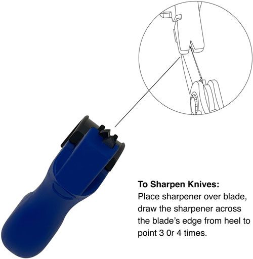 AccuSharp 1002C Sharpener Hand Held Diamond-Honed Carbide Tungsten Blade As view 2
