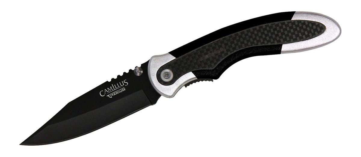 Camillus Chameleon / 8.75in Overall/Drop Point/Carbonitride Titanium / AUS