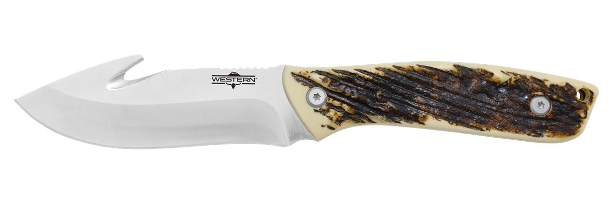 GSM Outdoors Camillus 19247 Western Crosstrail 4.25in Fixed Gut Hook Plain