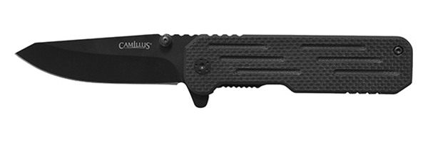 Camillus Knives Choff Drop Point 2.75in SS Blade Nylon Black view 2